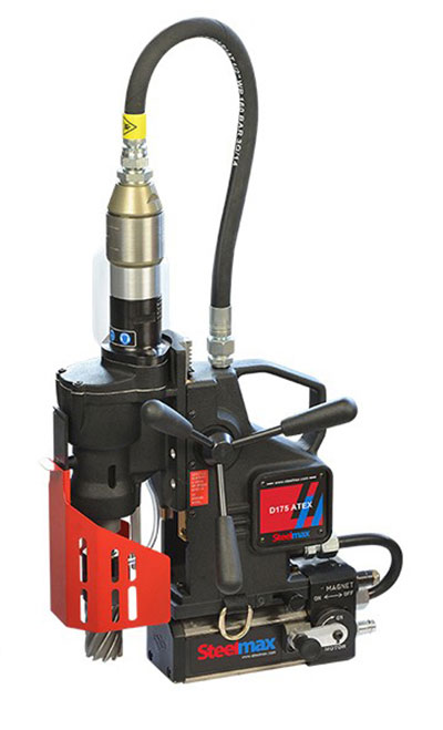 Steelmax D Atex Pneumatic Magnetic Drill Ocean Machinery