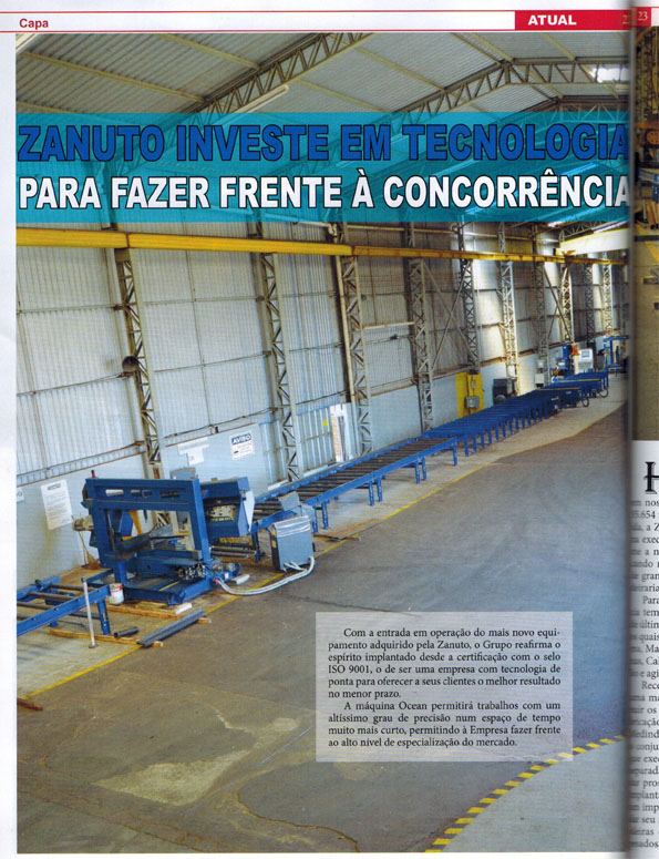 Ocean Avenger Brazilian magazine cover story