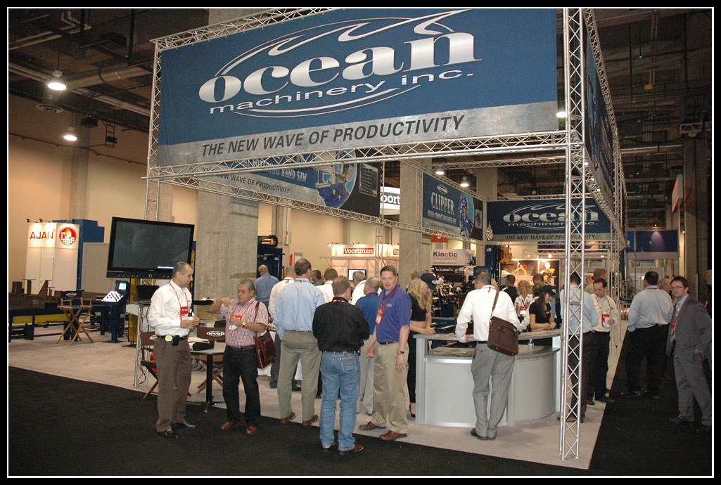 Ocean Machinery at the 2012 NASCC Dallas TX. Steel Fabricating Machinery Experts.