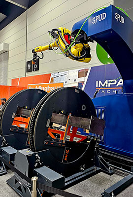 ocean challenger robotic welder at australian manufacturing week